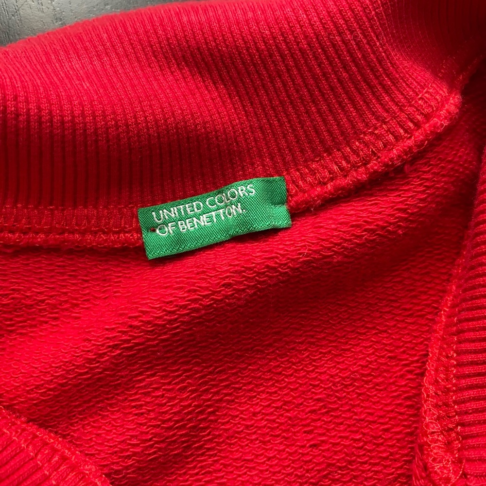 United Color of Benetton Boys Long Sleeve Sweatshirt with Zipper  Size L(8-9) - Picture 4 of 7